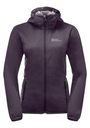 Jack Wolfskin Softshelljacke WINDHAIN HOODY W mit Kapuze