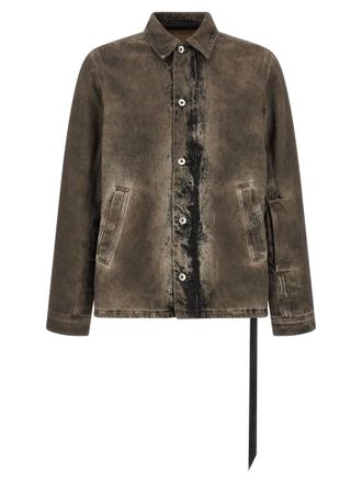 Rick Owens Cotton blue Mens Jacket