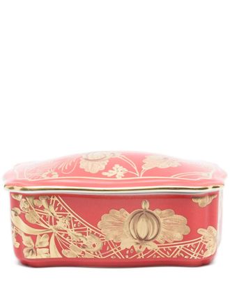 Ginori 1735 Contenitore Oriente Italiano in porcellana (5cm x 13cm) - Rosso