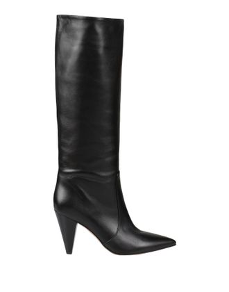 ロングブーツ GIANVITO ROSSI Black Leather Thiago Ankle Boots Thiago leather ankle boots in black - Gianvito Rossi | Mytheresa
