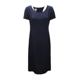 Armani Klassiek jurkmodel Tma 43T Tm 003 - Dames - Korte kleedjes - Blauw - M - Kleedjes