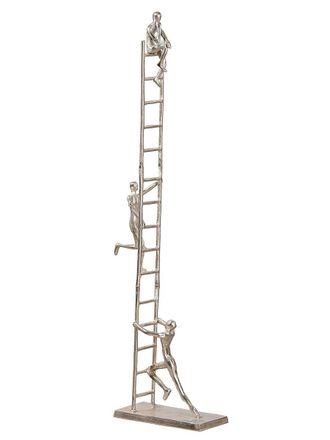 Schubiger M&ouml;bel Figur Aufstieg, Silber H: 114 cm