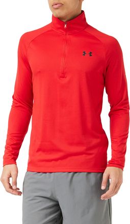 Under Armour Mens Tech 2.0 1/2 Zip Sweater - Red - XXXXL