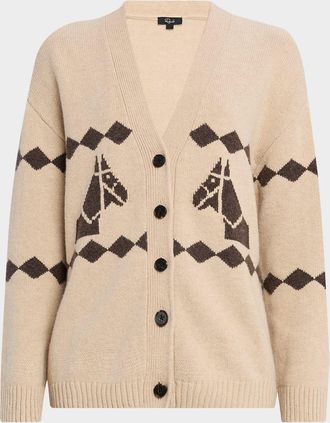 Rails Jona Geometric Horse Cardigan