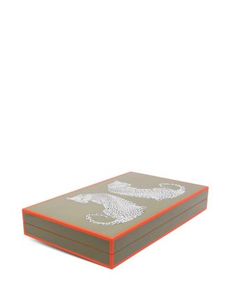 Jonathan Adler Leopard Backgammon Set