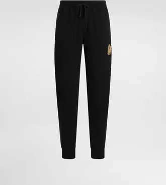 Dolce & Gabbana Smooth Cashmere Trousers - Man Pants And Shorts Black 44