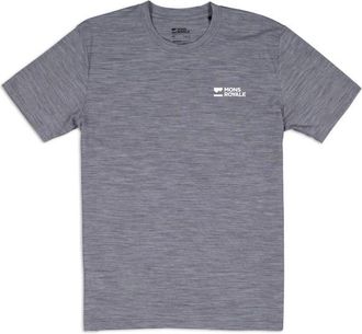 Mons Royale Icon Merino T-Shirt Merinoshirt f&uuml;r Herren | grau