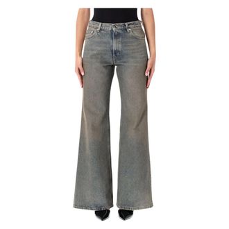 Haikure Clara Flare - Dames - Loose Fit Jeans - Blauw - W25 - Denim - Jeans