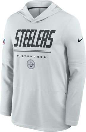 Nike Pittsburgh Steelers Sideline Nike Mens Dri-FIT NFL Long-Sleeve Hooded Top in Purple | 03B90GWX7L-TG4