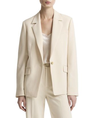 Vince Soft Sculpture Single Breasted Blazer