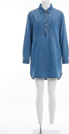 Z Supply Lucie Denim Shirt Dress In Dreamstate