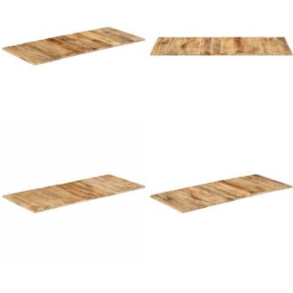 vidaXL Piano Tavolo in Legno Massello di Mango 15-16 mm 140x60 cm - Piano in legno mango - Tavolo in legno