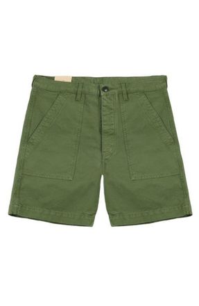 Fortela Rebelt Cotton Pocket Bermuda in Green at Nordstrom, Size 33 Eu