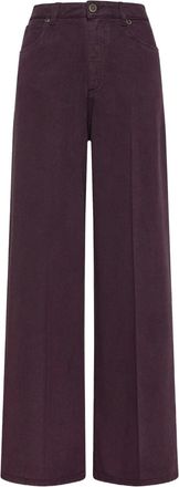Cruna Taylor broek met vijf zakken - Paars