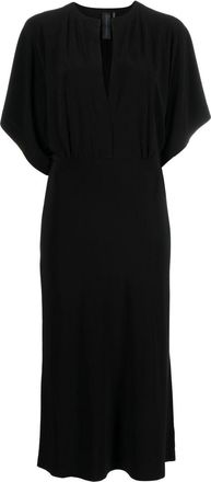 Norma Kamali Abiti Obie midi dress - women - Polyester/Spandex/Elastane - S - Black