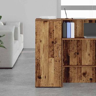 Berkfield Home Storage Cabinet Old Wood 40x45x103.5 cm Engineered Wood in Brown