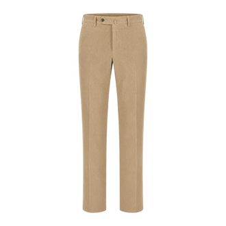 Pantaloni Torino Katoenen Chino Broek - Heren - Broeken - Beige - Maat: 2XL Katoen