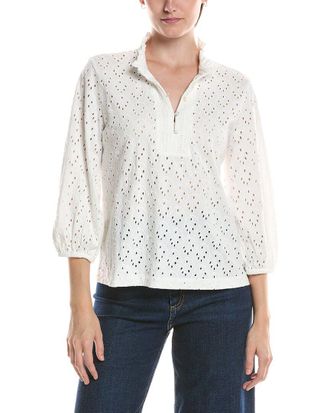 Nic+Zoe NIC & ZOE Knit Eyelet Top