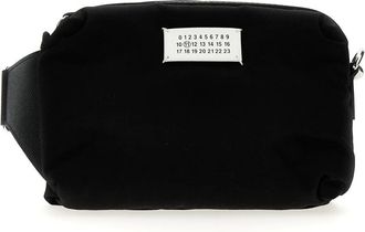 Maison Margiela Tassen, Heren, Zwart, ONE Size, Leer, Glam Slam Sport Body Bag