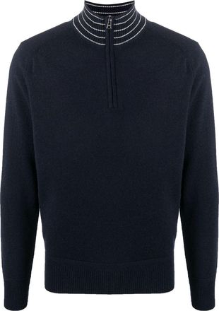 Orlebar Brown Lennard high-neck jumper - men - Cashmere - S - Blue