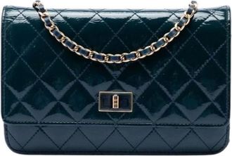 Chanel Pre-owned Wallet on Chain - - Pre-owned - Donna - Blu - ONE SIZE