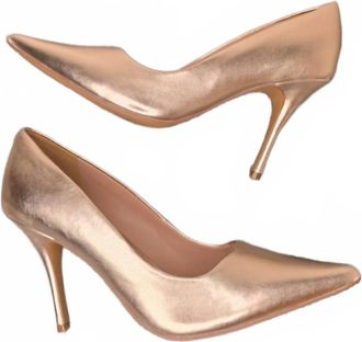 Linea Paolo Womens Payton Pointed Toe Pump In Rose Gold