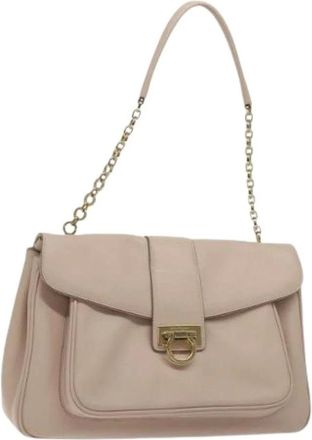 Ferragamo Borsa a spalla Pre-owned - - Pre-owned - Donna - Beige - ONE SIZE