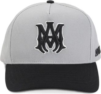 Amiri logo-embroidered hat - men - Cotton - One Size - Grey