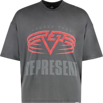 Represent Reversible Living Legacy Tour T-Shirt - Heren - T-shirts - Grijs - XL - Katoen - Tops