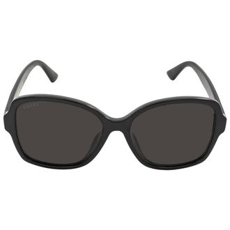 Gucci Grey Square Ladies Sunglasses GG0765SA 002 57