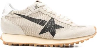 Golden Goose Running Marathon Mesh Upper Suede Toe Leather Heel
