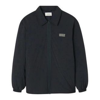 American Vintage Handstreet Jacket - Heren - Jassen - Blauw - Maat: M Zijde