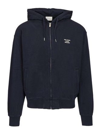 Dr&ocirc;le de Monsieur Slogan Zip Sweatshirt