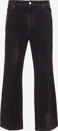Amiri jeans van stretchkatoen met fluweeleffect