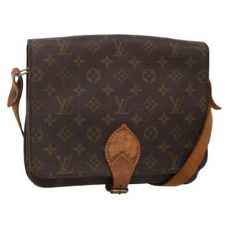 Louis Vuitton Pre-owned Vintage Canvas Cross Body Bag - Dames - Pre-owned - Bruin - Maat: ONE Size