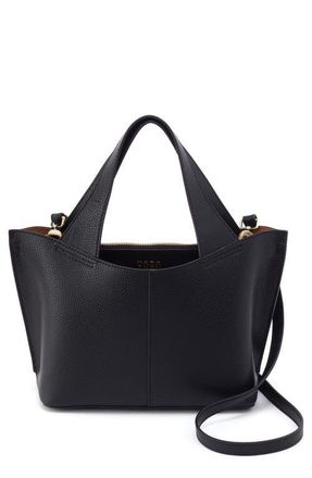 Hobo Small Vida Leather Tote in Black Biscuit at Nordstrom