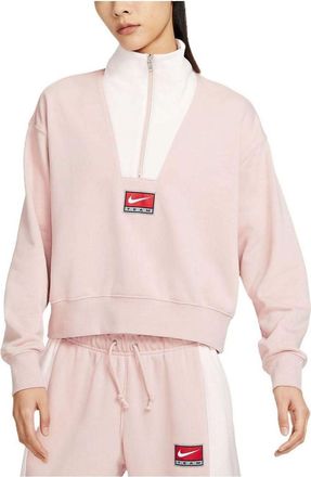 Nike (WMNS) Nike Sportswear Quarter Zip Sweatshirt Pink DQ6944-601