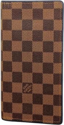 Louis Vuitton Pre-owned Wallets, male, Brown, Size: ONE SIZE Pre-owned Vintage Long Wallet (bi-fold)