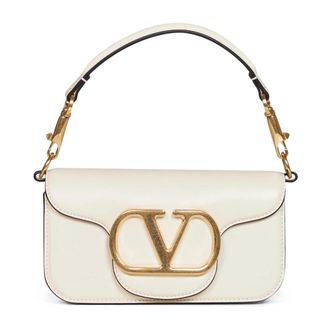 Valentino Garavani Dames, Tassen, Beige, Maat: ONE Size Leer
