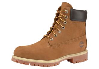 Timberland Schn&uuml;rboots TIMBERLAND 6 inch Premium FTB, Herren, Gr. 50, braun (rust, nubuck), Nubukleder, Schuhe Schn&uuml;rboots, Winterstiefel, Schn&uuml;rstiefel, Winters