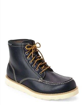 Eastland Mens Lumber Up Leather Boots In Navy
