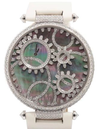 Cartier Diamond Set Libre Tems Moderne de Watch 18kt White Gold