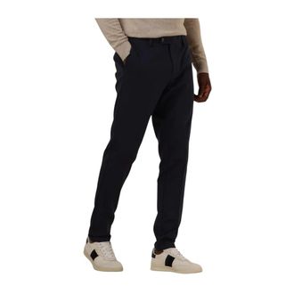 Genti Broeken, Heren, Blauw, 3Xl, Donkerblauwe Stijlvolle Pantalon