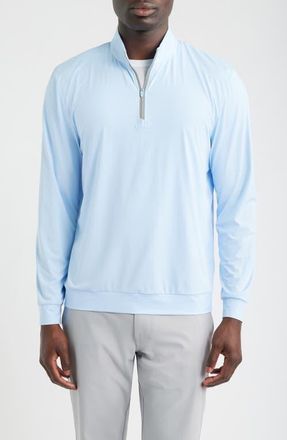 Johnnie-O Bixler Long Sleeve Quarter Zip Sweatshirt in Kona at Nordstrom, Size Xx-Large