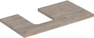 Keramag Placa De Lavabo Geberit One, Recortable A La Izquierda, Para