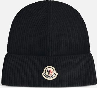Moncler Mens Archive Logo Hat Black - Size: OS