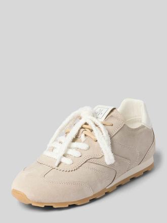 Marc O'Polo Sneaker aus echtem Rindsleder in Beige, Gr&ouml;&szlig;e 36