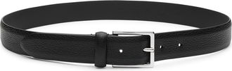 Anderson's Grained Leather Belt - Black - 90 (UK14/ L)