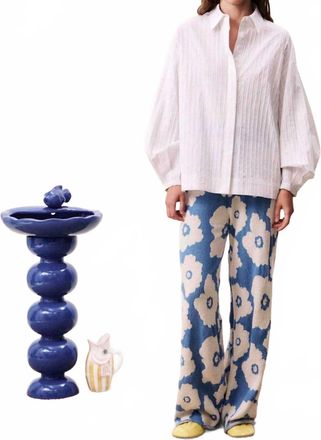 FRNCH Aquamama Pants In Bleu Jean