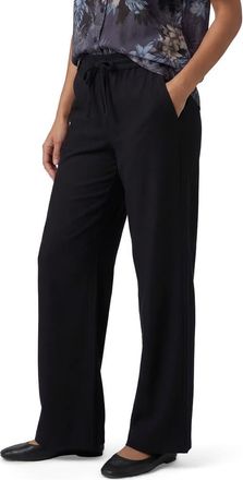 Lords of Harlech Womens Wide-leg Linen Pant in Black at Nordstrom, Size Xx-Large